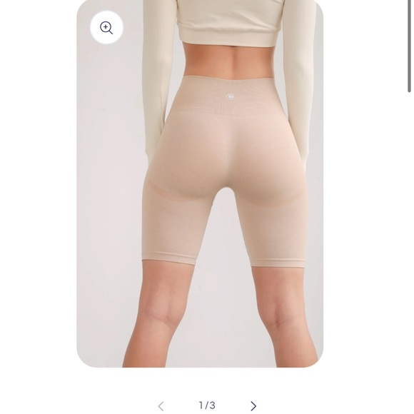 Boutine LA Pants - Cameeli Tan Bike Shorts